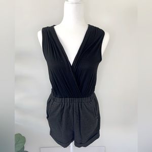 Black & Tweed Style Jumpsuit